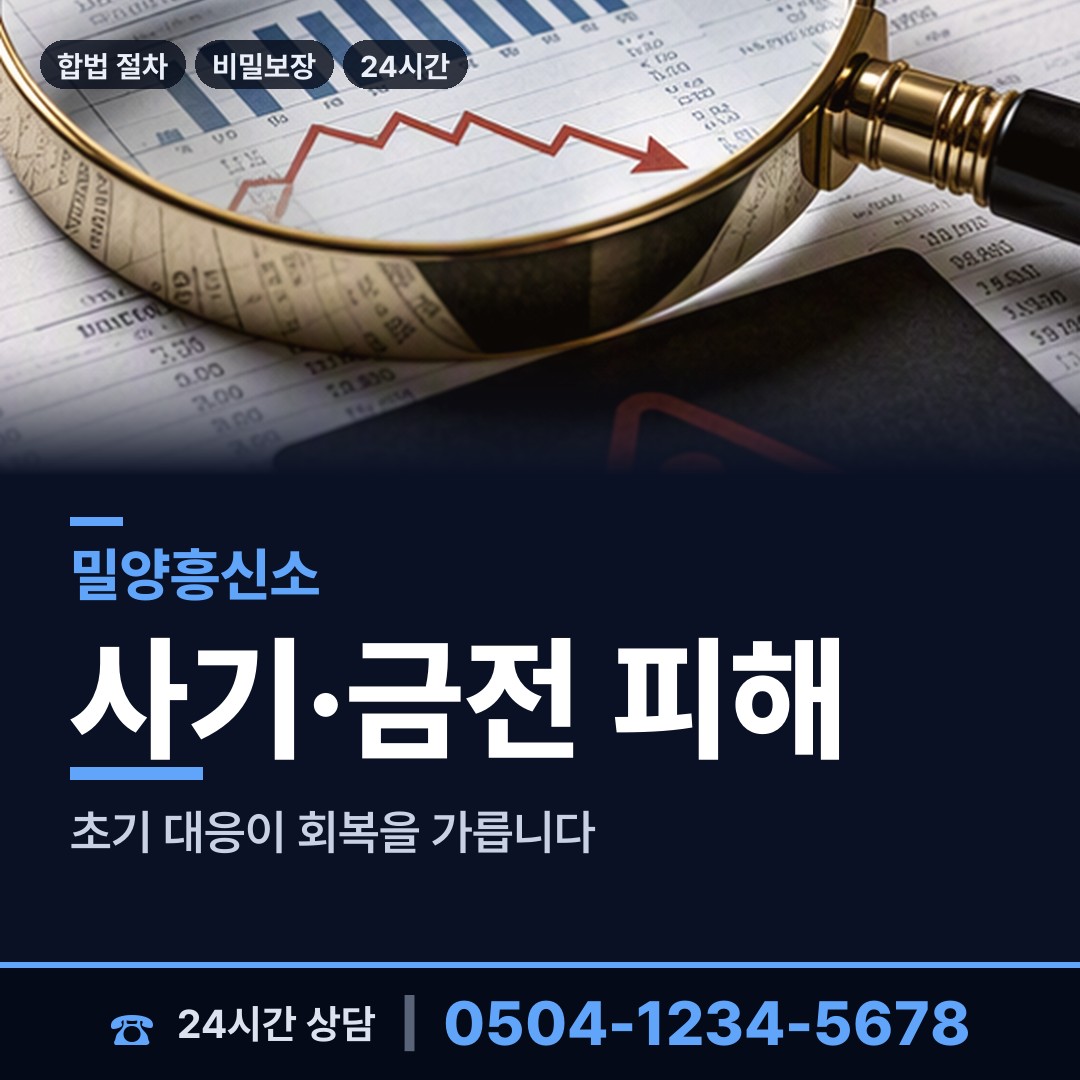 밀양 초동면 잠적자찾기 상담 안내